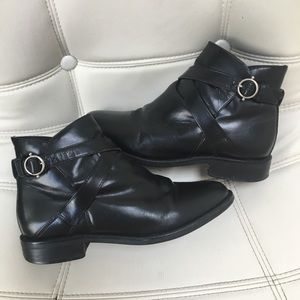 Ariat ATS Equipped Black Leather Short Ankle Boots